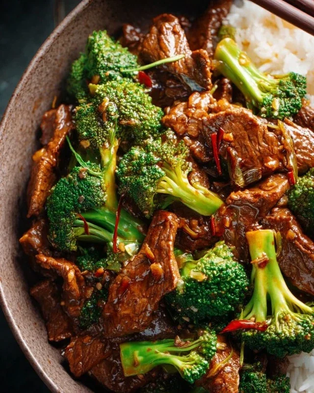 Chinese Beef and Broccoli (牛肉炒西兰花)