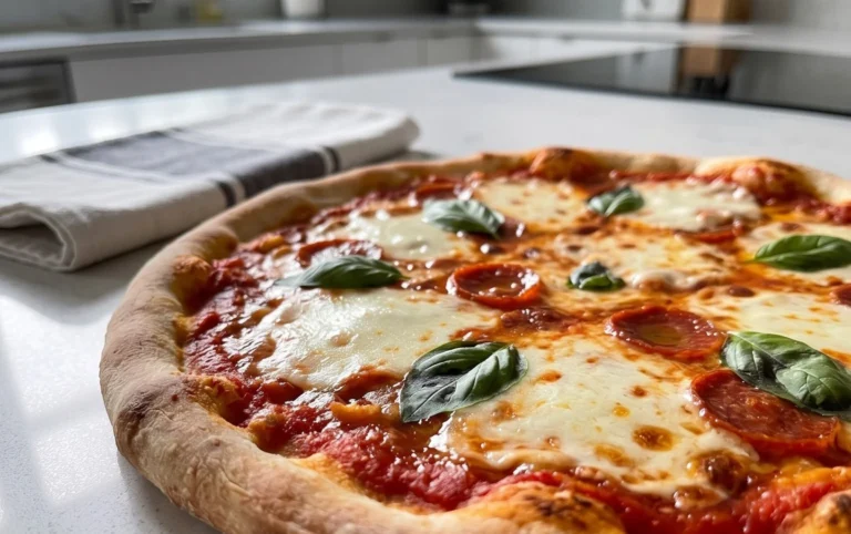 An excellent No Yeast Pizza Dough - quick easy homemade pizza!