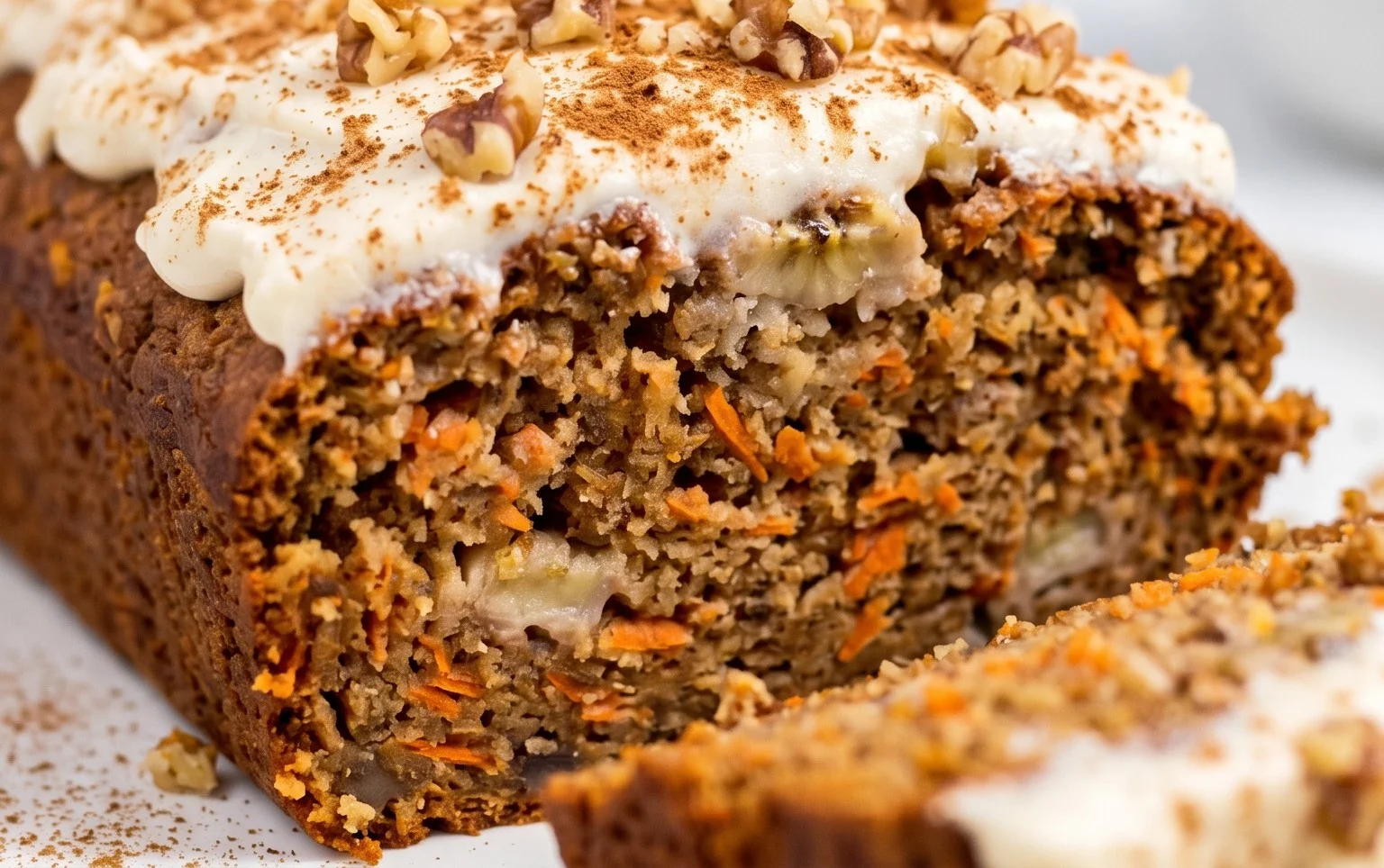 Dairy Free Carrot Cake Banana Bread