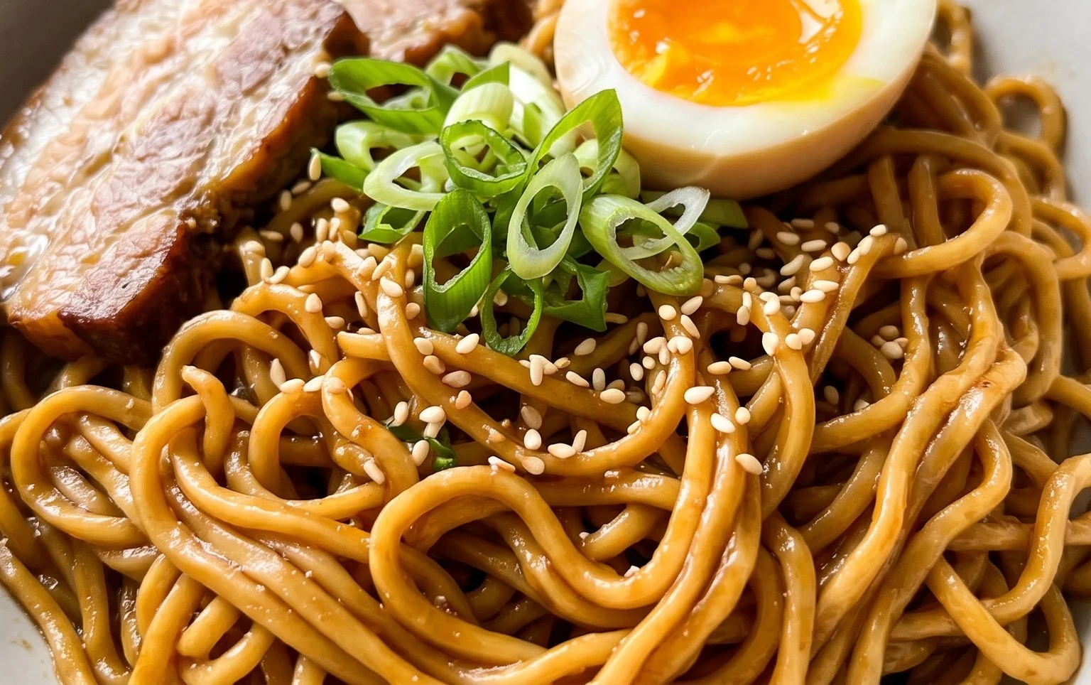 Easy Saucy Ramen Noodles
