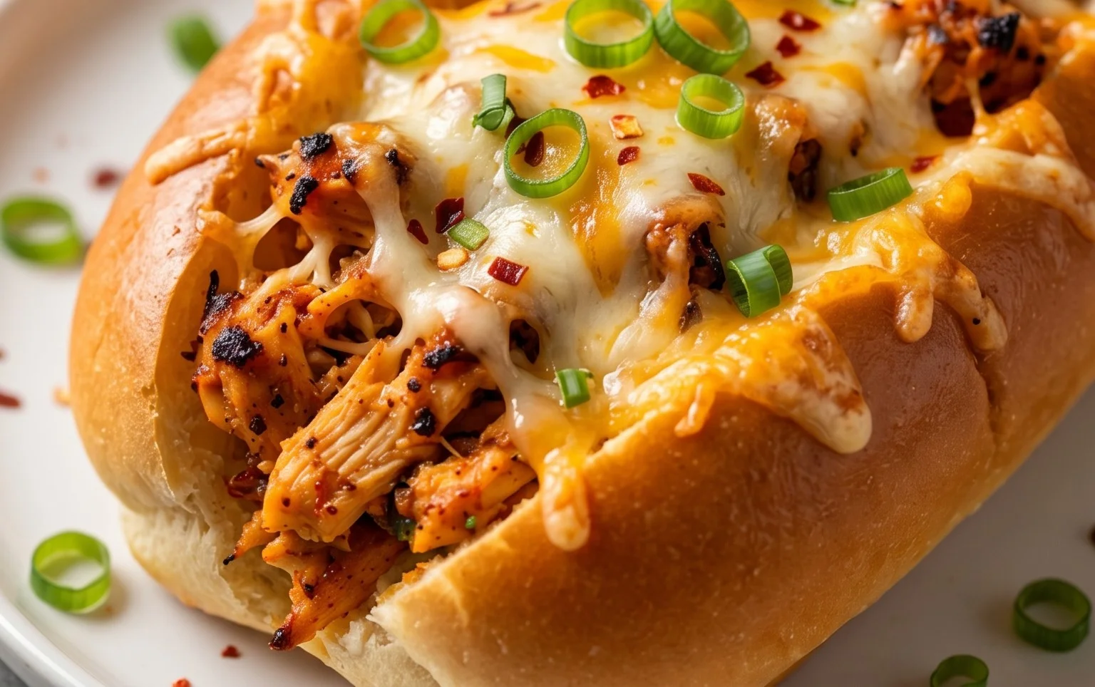 Cheesy Dynamite Chicken Buns