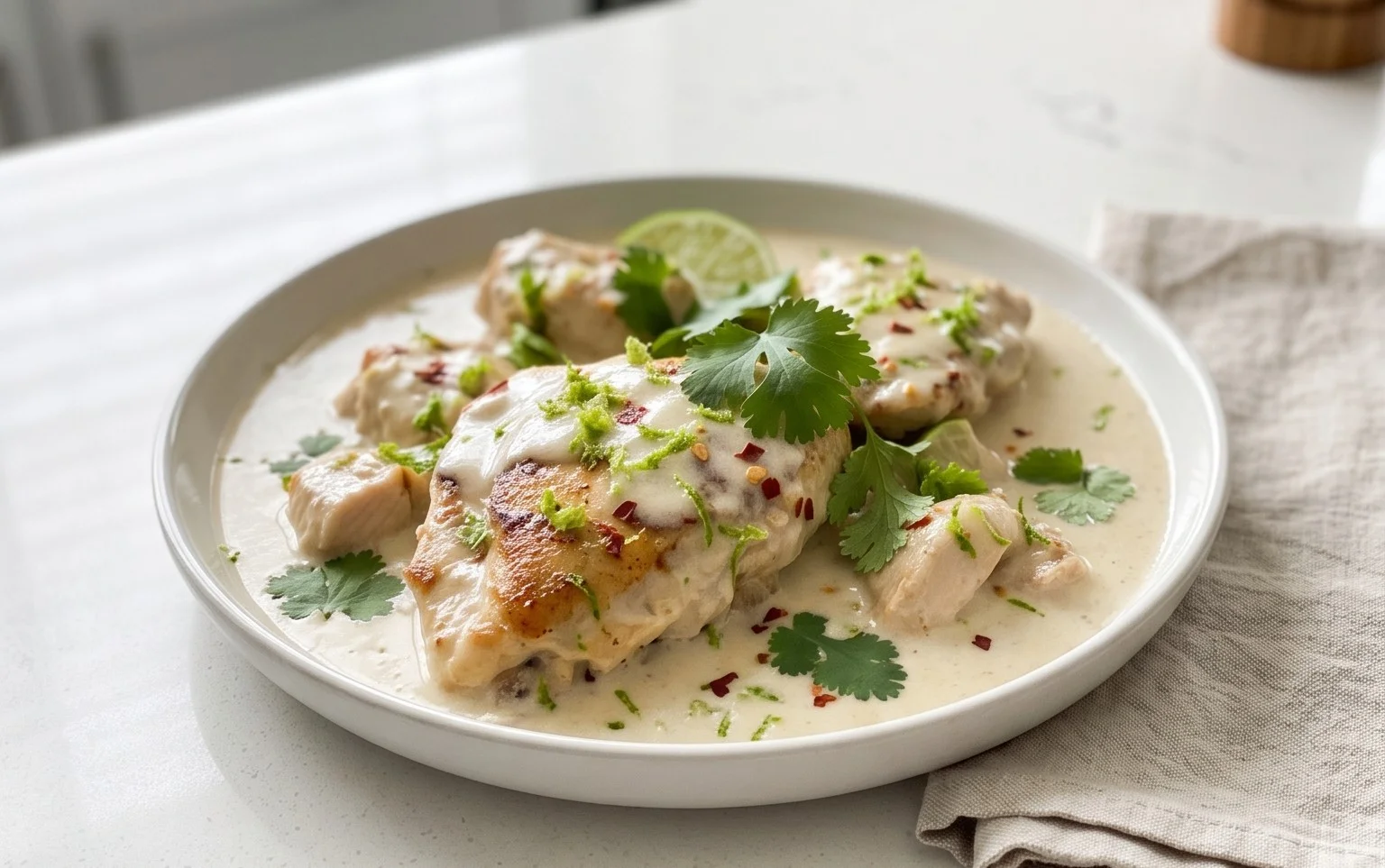 Creamy Coconut Lime Chicken
