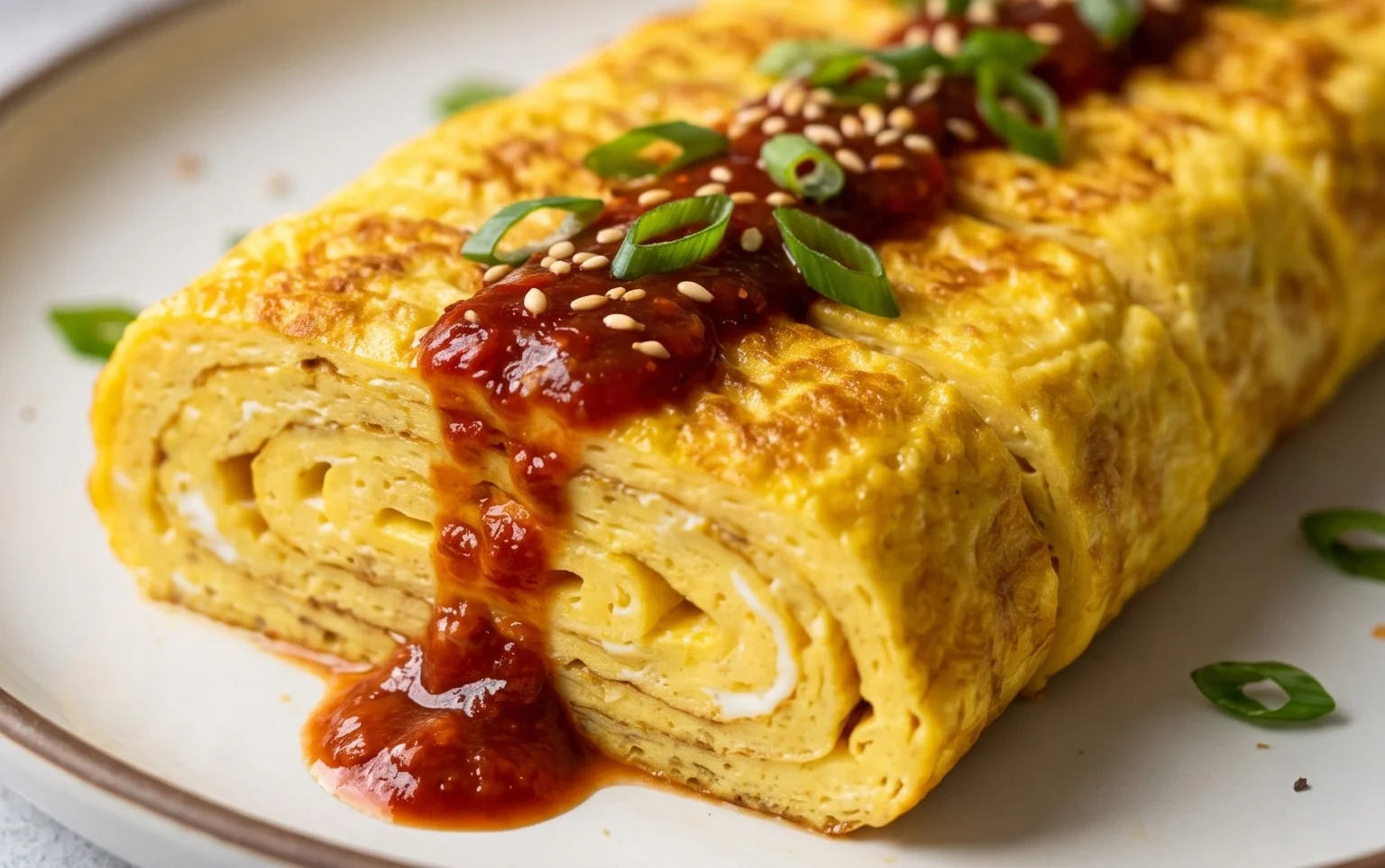 Gyeran Mari (Korean Rolled Omelette)