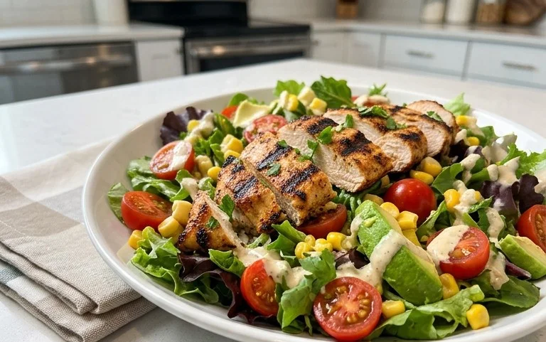 Peruvian Grilled Chicken Salad