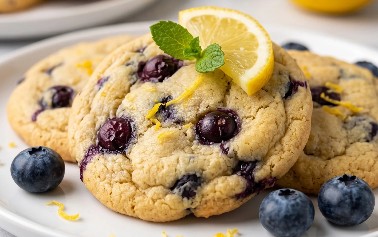 Lemon Blueberry Cookies Recipe