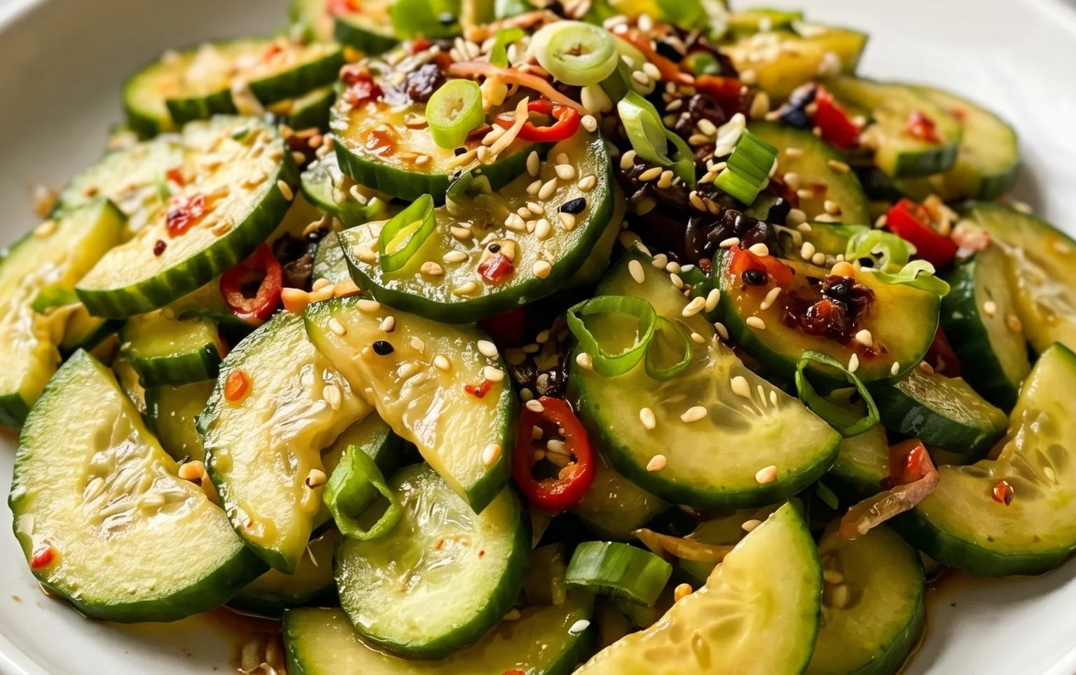 Spicy Asian Cucumber Salad