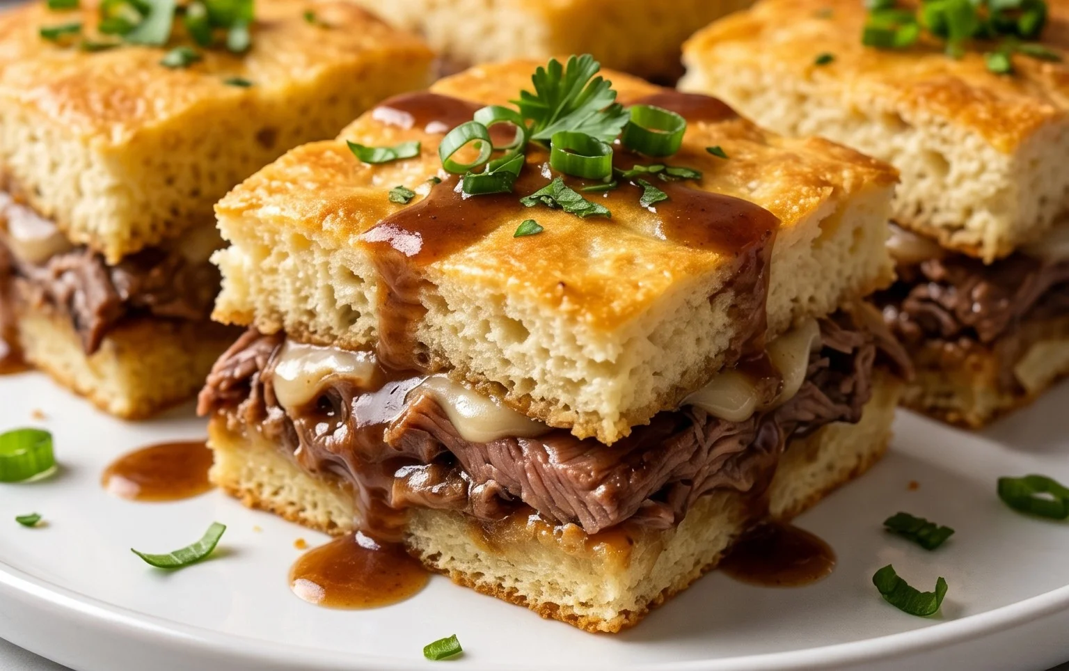 French Dip Squares