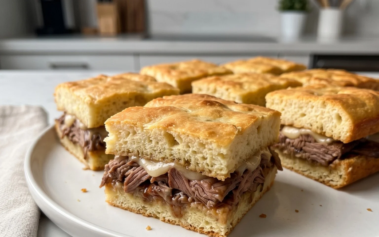 French Dip Squares