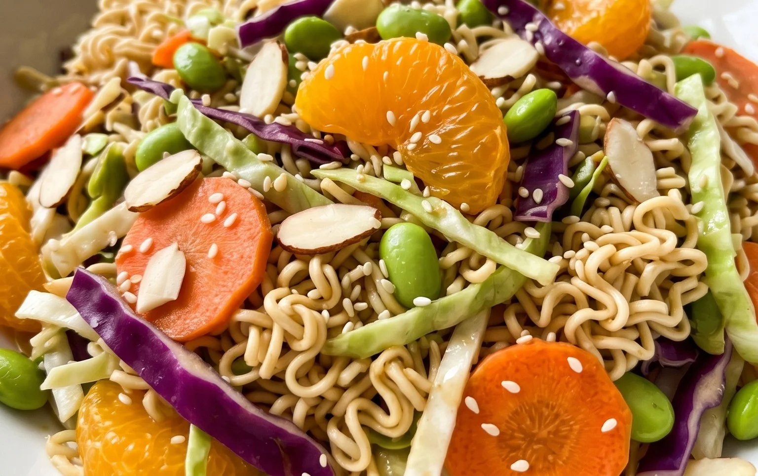 Crunchy Asian Ramen Noodle Salad Recipe