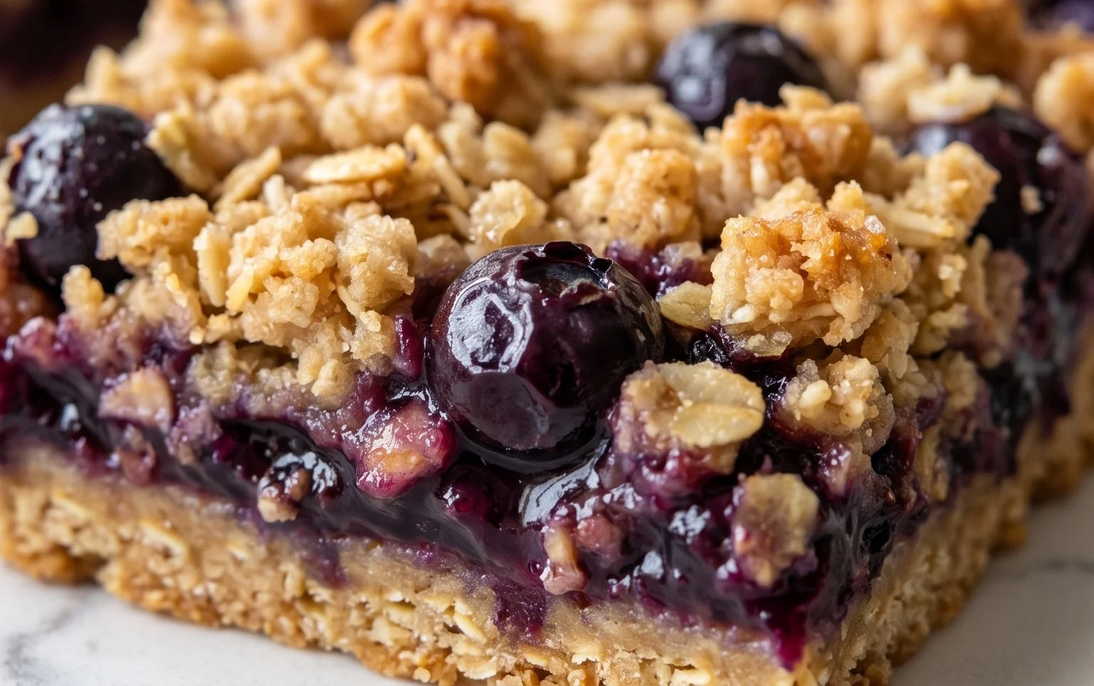 Blueberry Oatmeal Bars