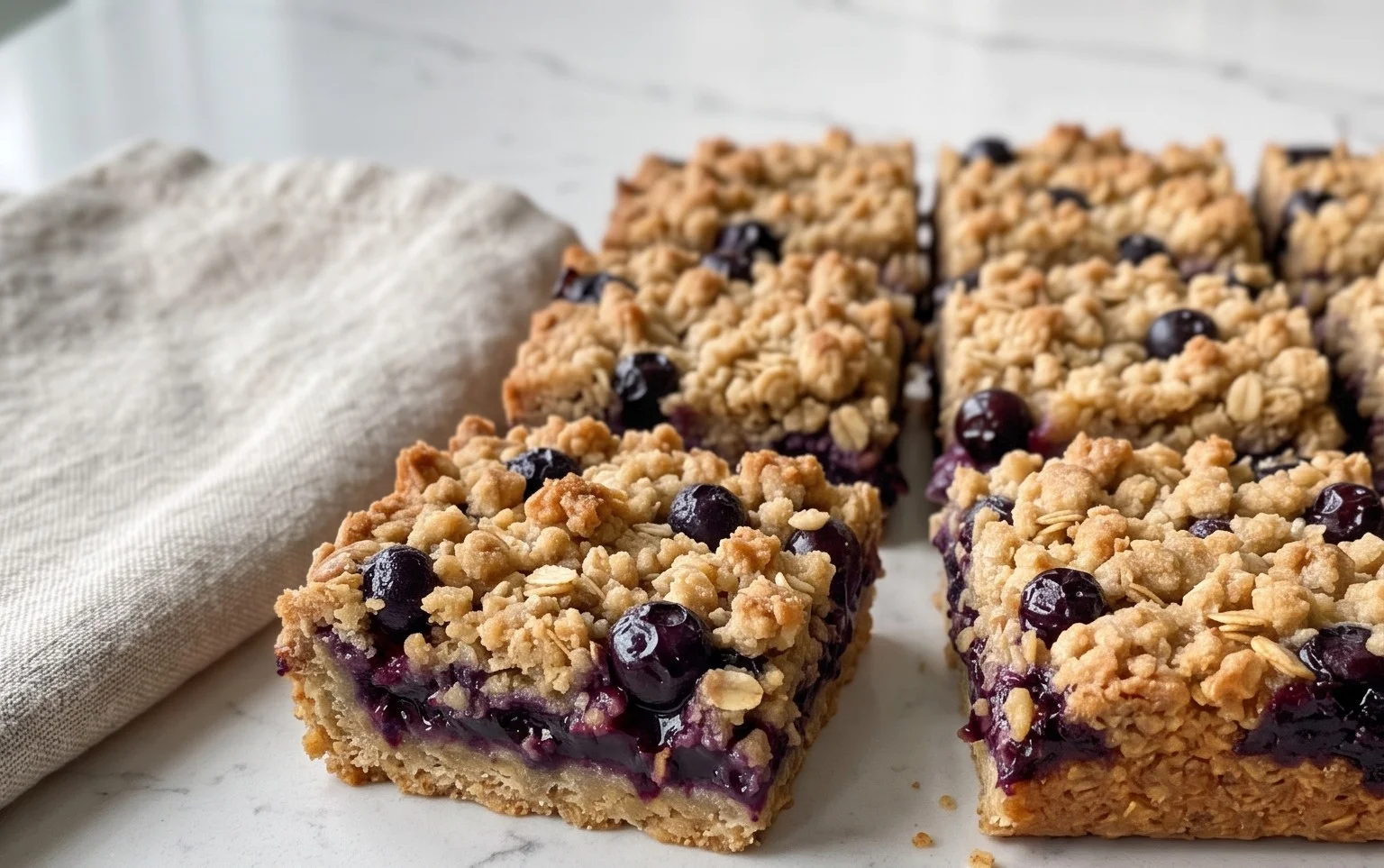 Blueberry Oatmeal Bars