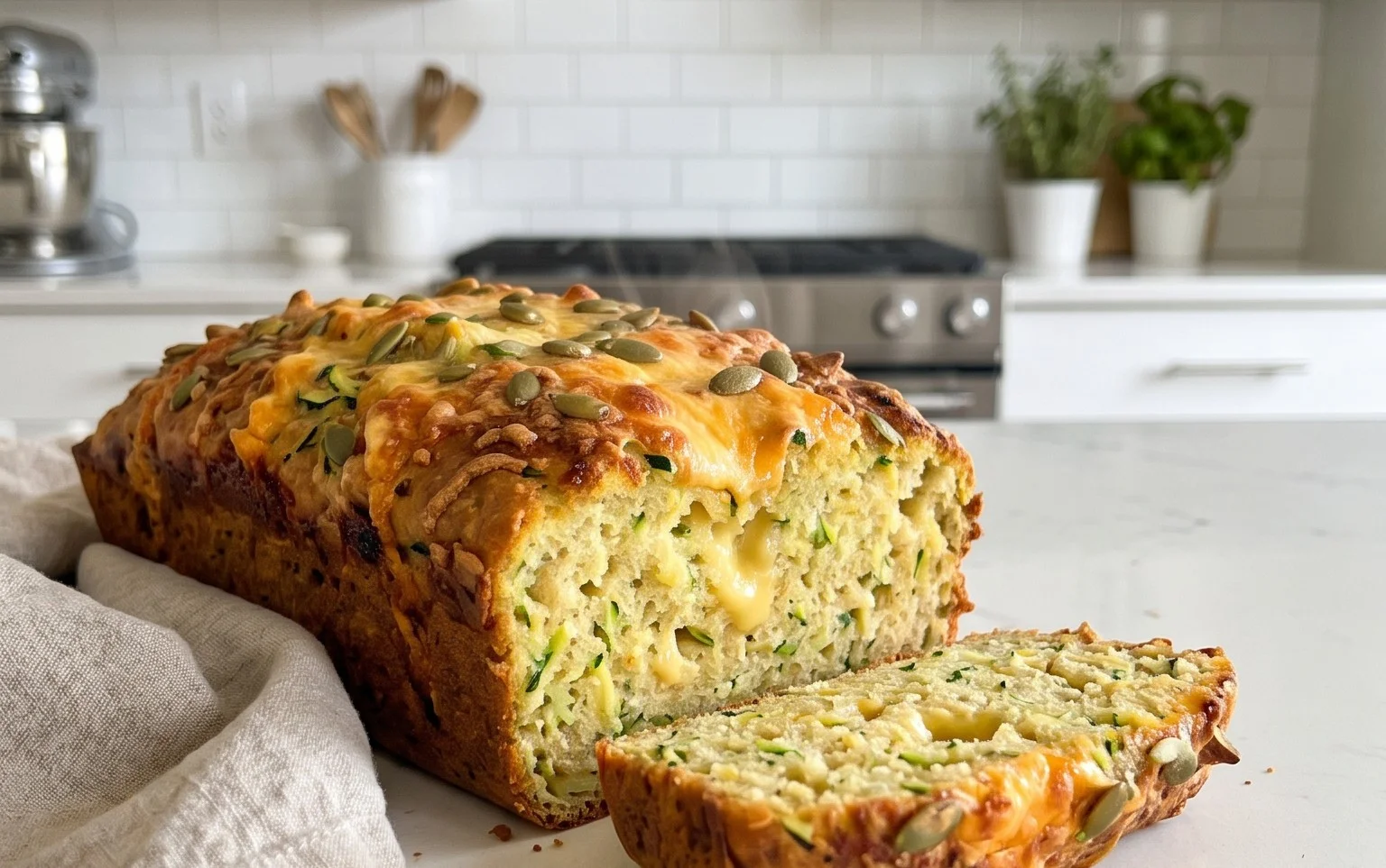 Zucchini Cheese Bread