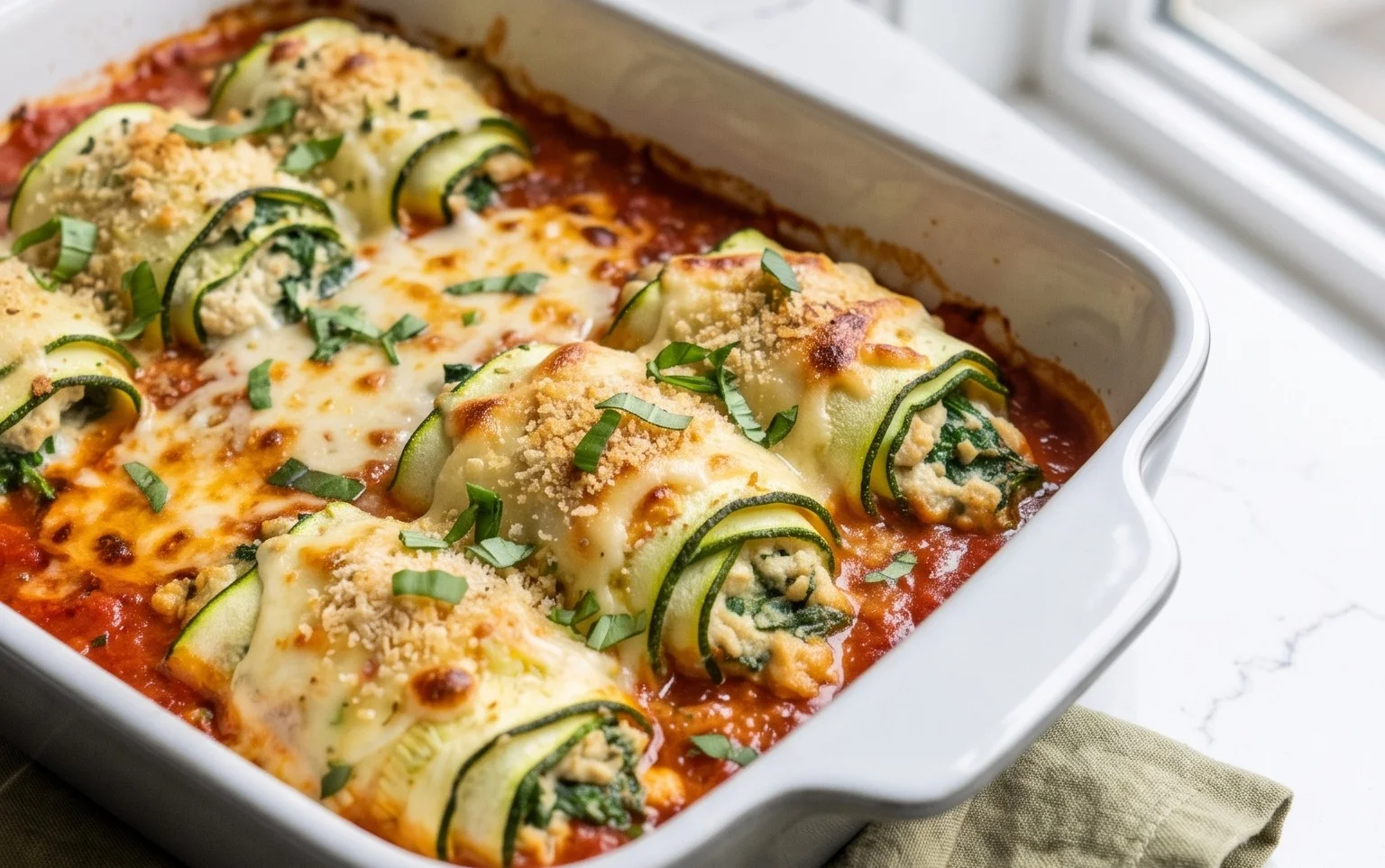 Vegan Zucchini Rollatini