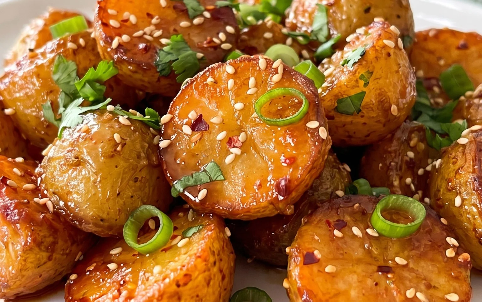 Crispy Honey Chilli Potatoes