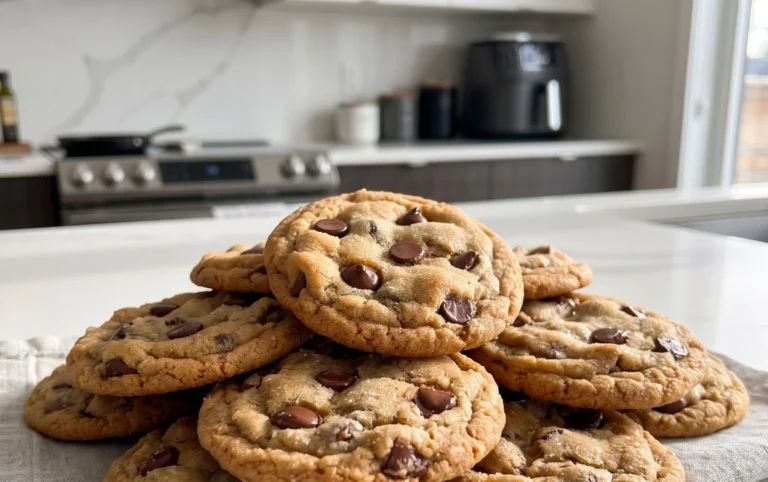 Crispy and Chewy Chocolate Chip Cookies