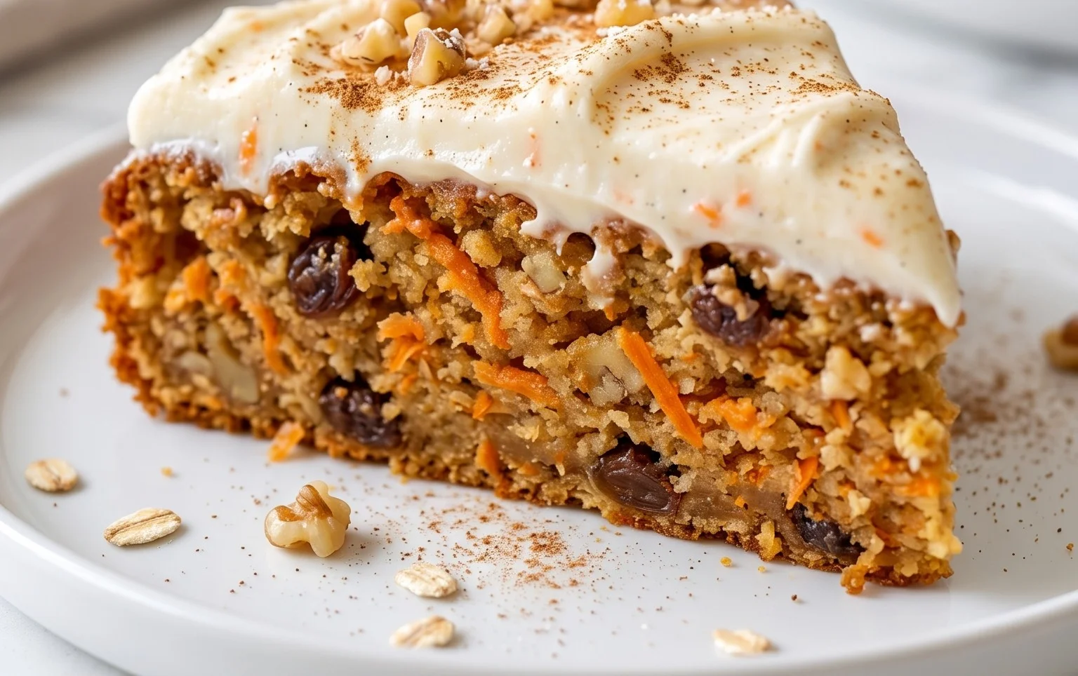 Easy Flourless Oatmeal Carrot Cake Recipe
