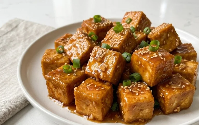 Honey Garlic Tofu