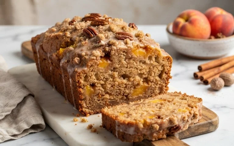 Spiced Peach Bread