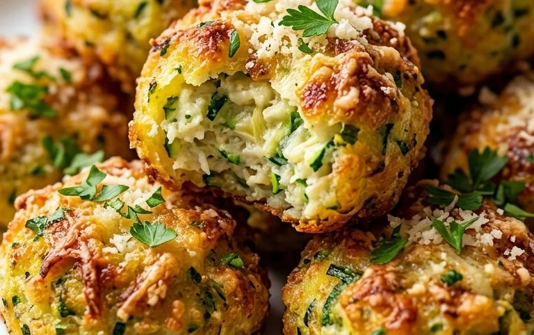 Zucchini Garlic Bites