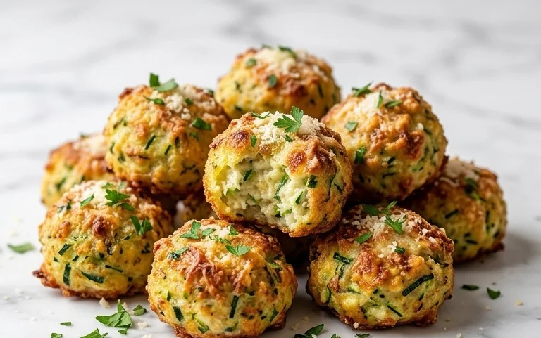 Zucchini Garlic Bites