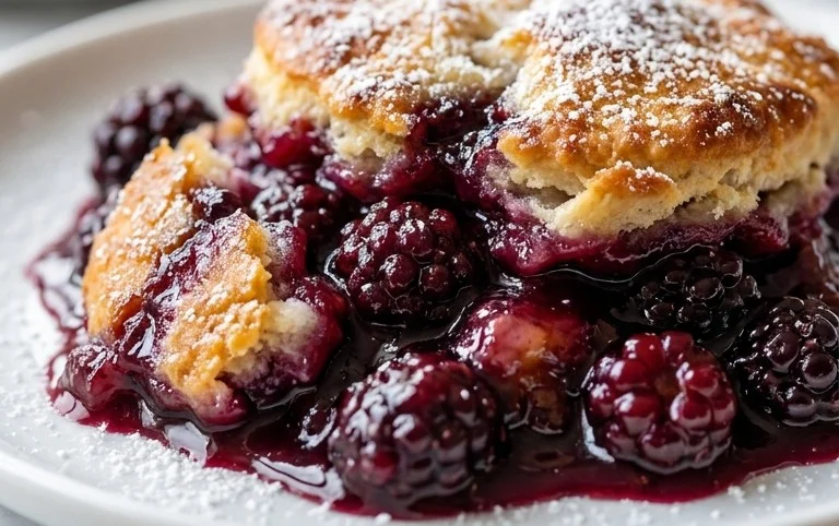 The Pioneer Women's Blackberry Cobbler