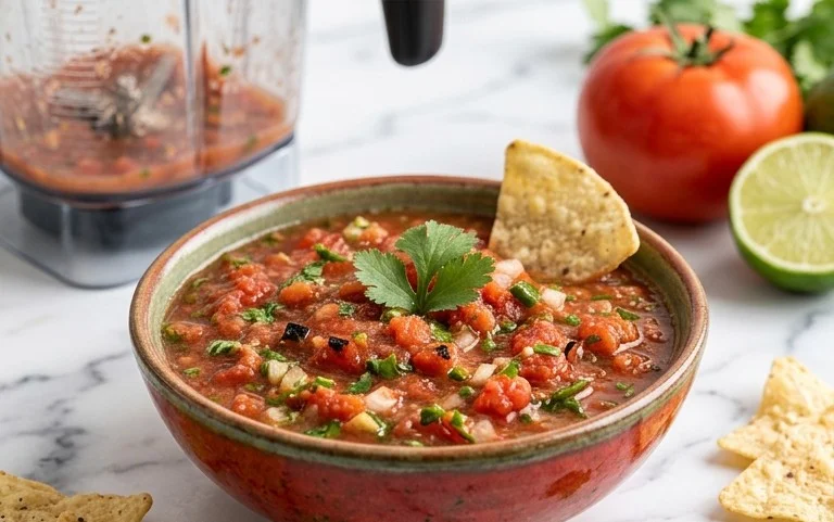 Blender Salsa (Restaurant Style Salsa)