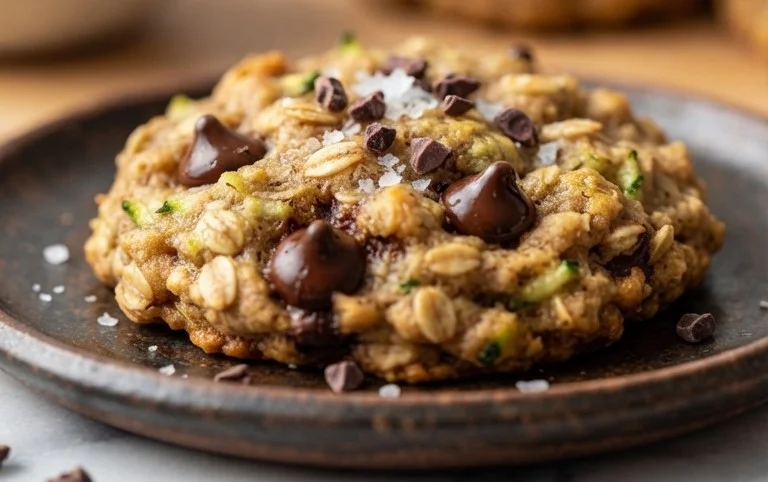 Healthy Zucchini Oatmeal Cookies