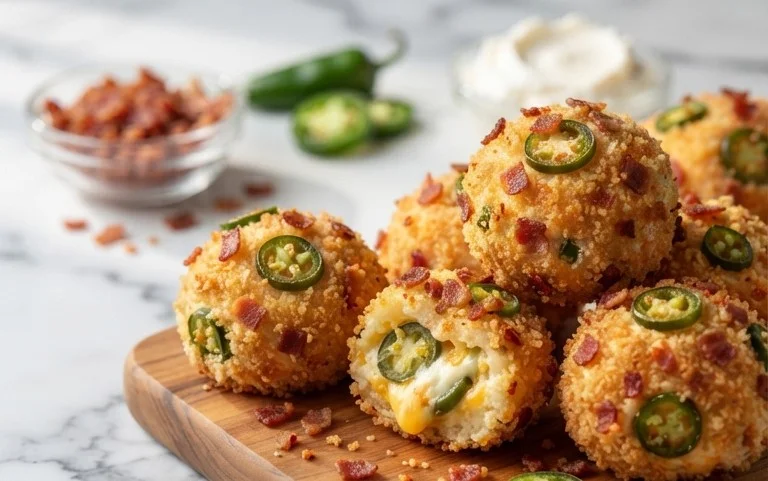 Beef Bacon Jalapeño Popper Cheese Balls