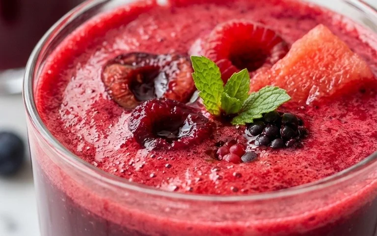 Watermelon Cherry Berry Beet Juice