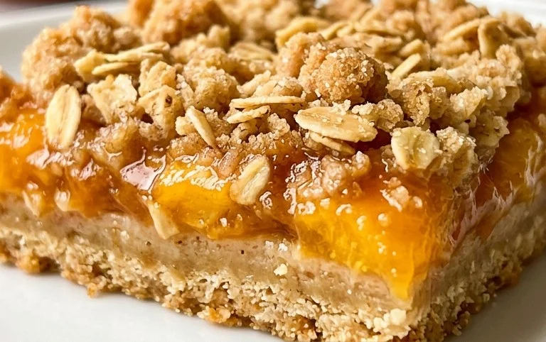 Fresh Peach Crum extractb Bars