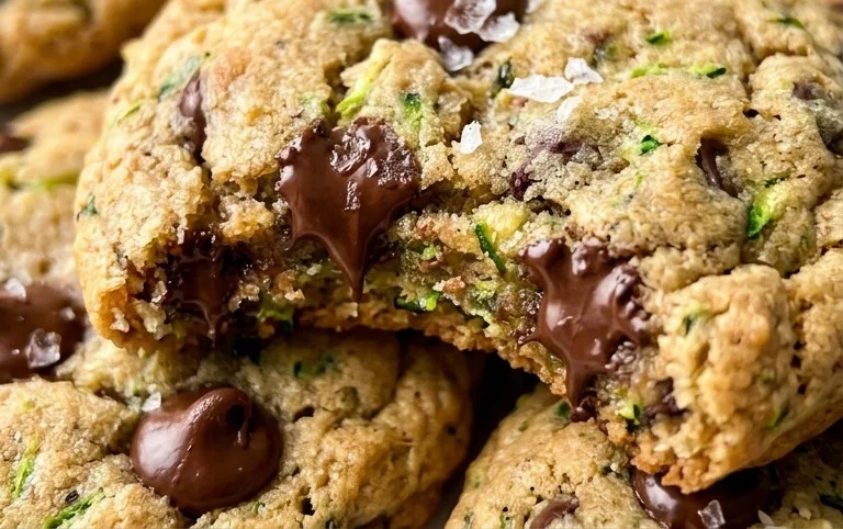 Zucchini Chocolate Chip Cookies