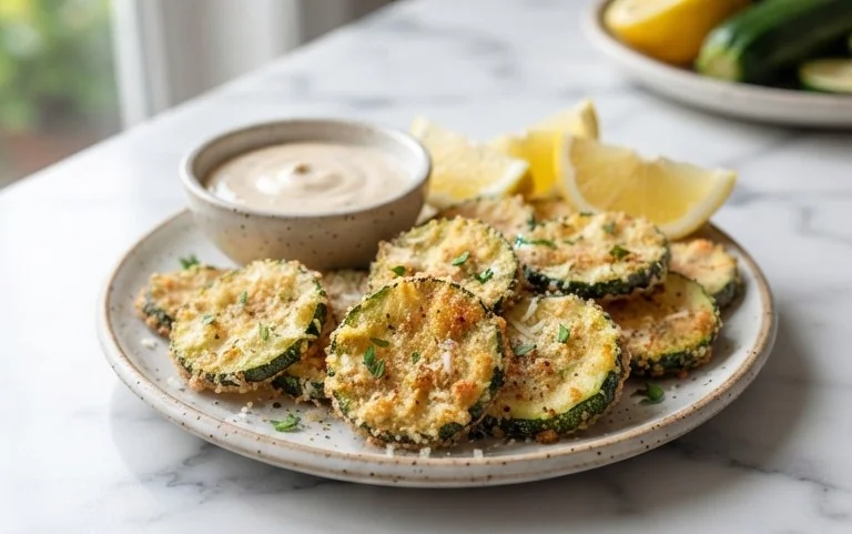 Crispy Baked Zucchini Chips