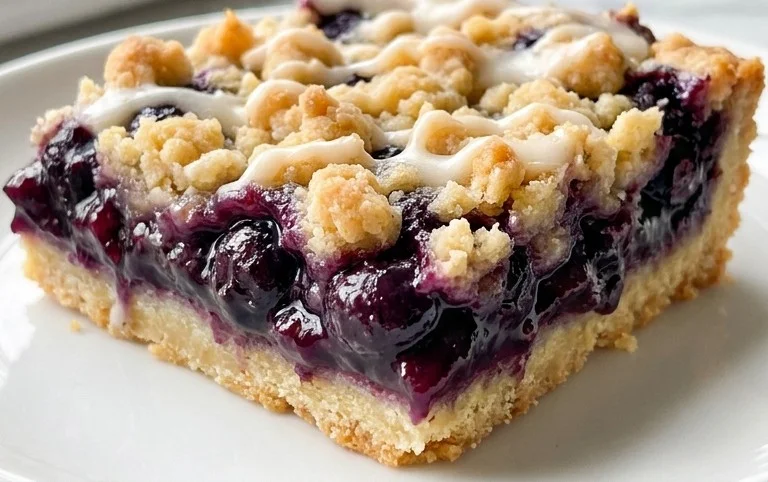 Easy Blueberry Pie Bars