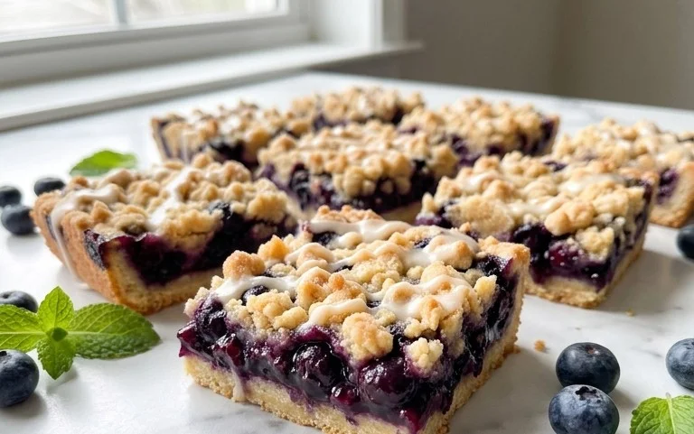 Easy Blueberry Pie Bars