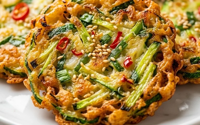 Quick & Easy Korean Zucchini Fritters (Hobak Jeon)
