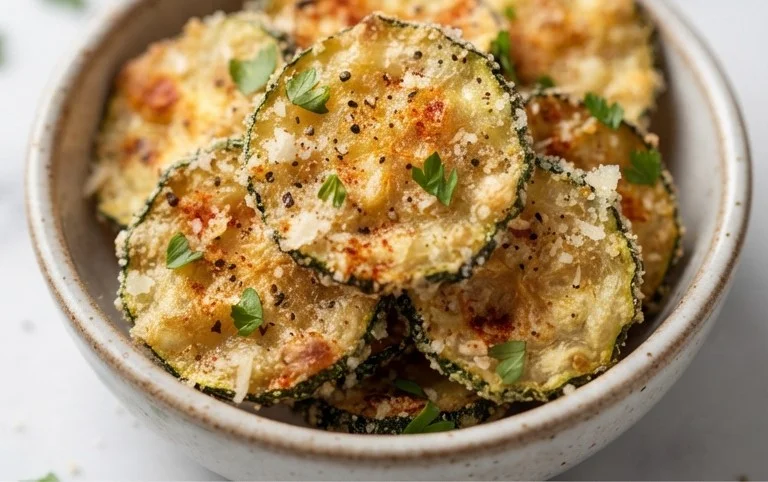 Crispy Baked Zucchini Chips