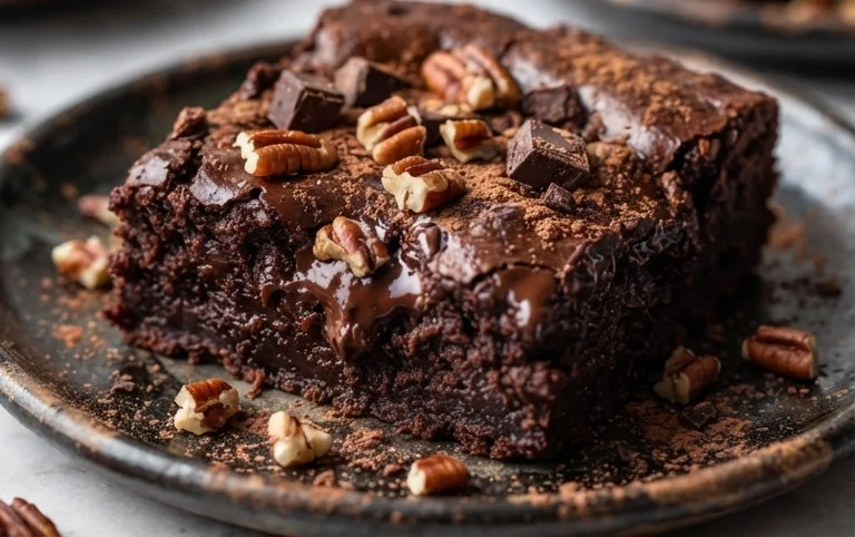 Flourless Chickpea Brownies (Vegan & Gluten Free)