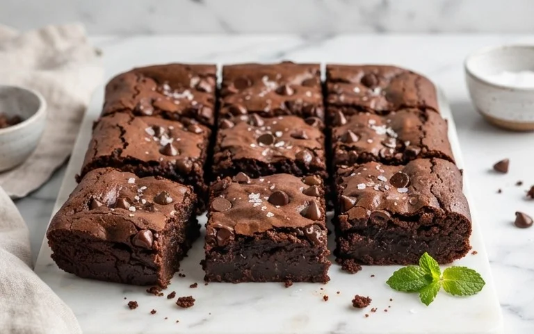 Flourless Chickpea Brownies (Vegan & Gluten Free)