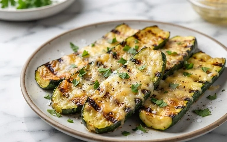 Grilled Zucchini with Parmesan