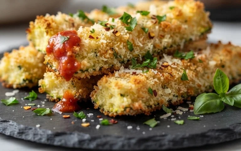 Parmesan Crusted Zucchini Sticks