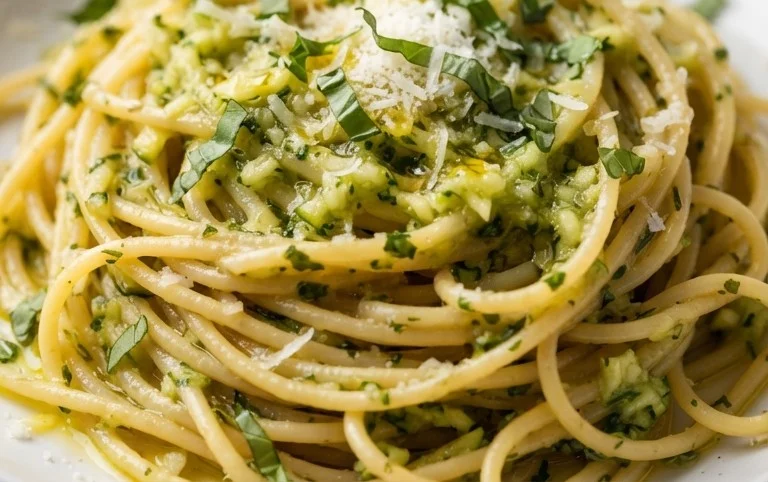 Simple Fresh Zucchini Pasta Sauce