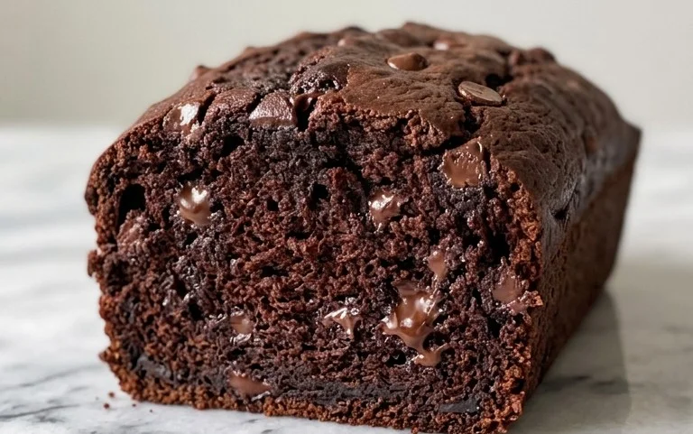Double Dark Chocolate Zucchini Bread